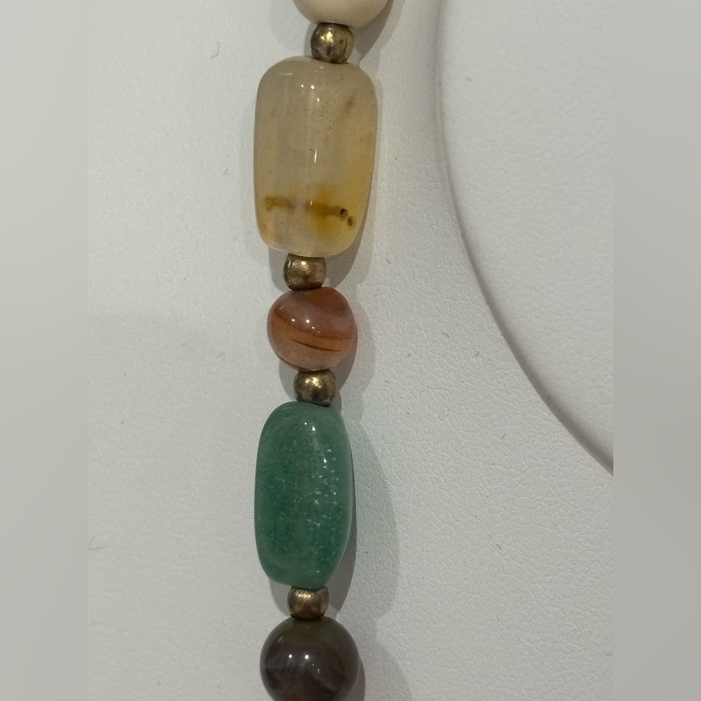 š«Multicolor Beggars Semiprecious Beaded Necklaceš« - Picture 5 of 7